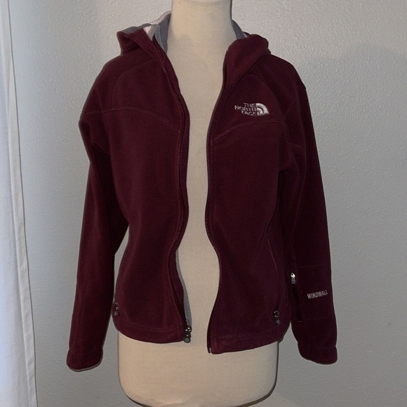 The North Face Womens Red Fleece Windwall Hoodie
Jacket Full Zip Zip Pockets xs - Picture 4 of 8